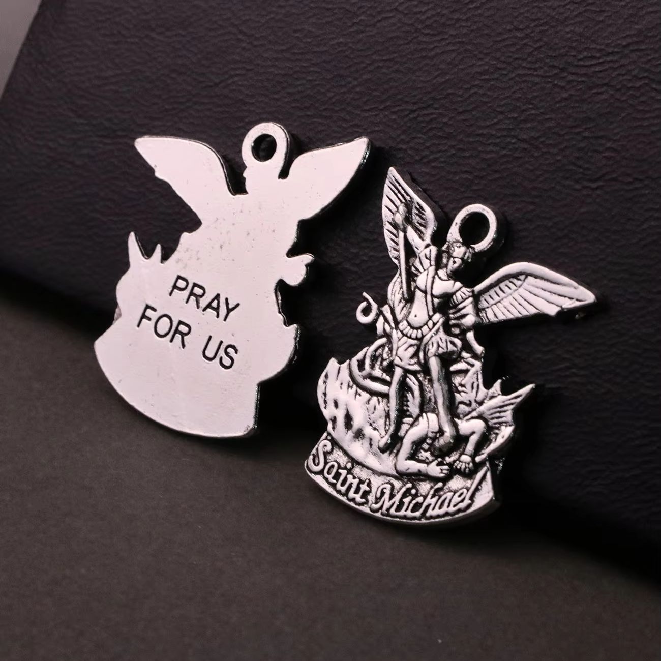 Jewelry Making Michaels - 5 ชิ้น Archangel St. Michael เหรียญป้องกัน