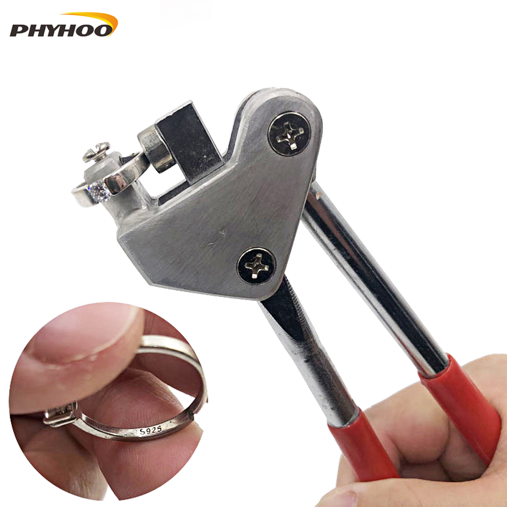 Jewelry Plier Set - Phyhoo คีมเหล็กคาลิเปอร์แบบแมนนวลประทับตราประทับตราชุดเครื่องมือทำเครื่องหมายเครื่องประดับ999 14K S925และคำอื่นๆ