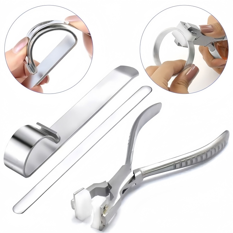 Jewelry Plier Set - ชุดเครื่องมือดัดสร้อยข้อมือแบบง่าย - เครื่องยืดกำไลทรงกลมพร้อมค้อนยาง คีมขึ้นรูป และแท่งอะลูมิเนียมสำหรับทำเครื่องประดับ