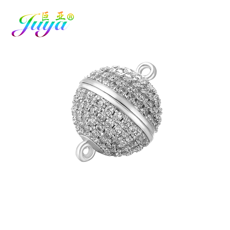 Jewelry Making Hardware - Juya ลูกปัดแฮนด์เมดเครื่องประดับค้นพบ4ขนาดตะขอแม่เหล็กที่แข็งแรงสำหรับผู้หญิงคริสตัลสร้อยข้อมือไข่มุกสร้อยคอทำ