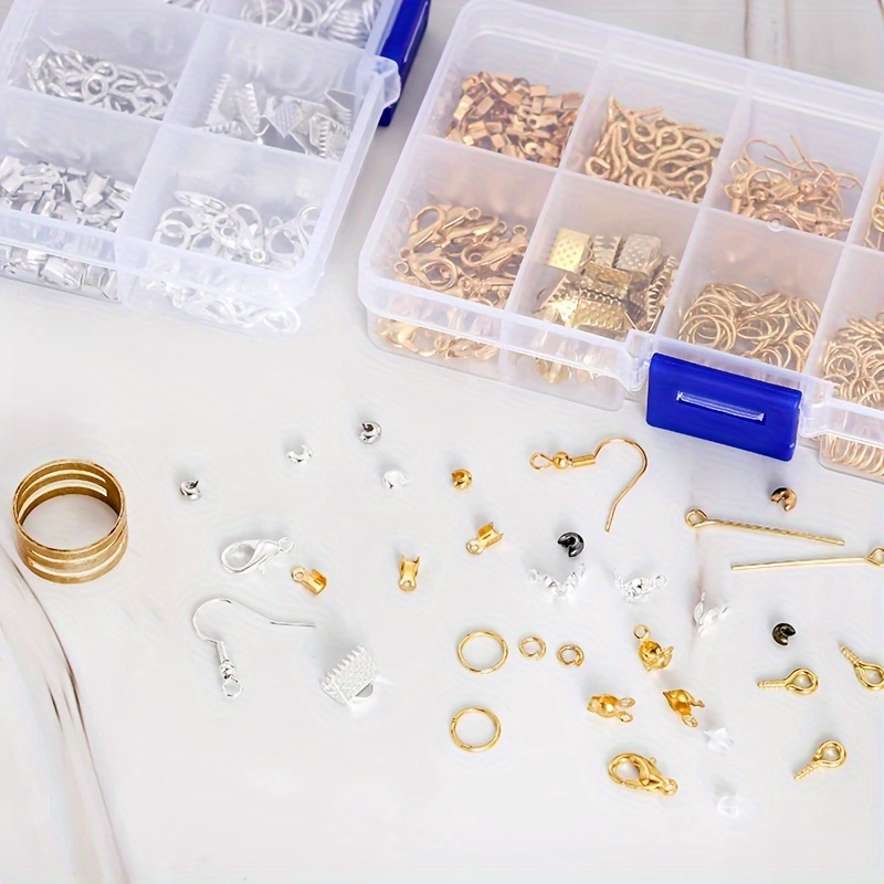 Jewelry Making Tool Kit - ชุดอุปกรณ์ทำเครื่องประดับ 1420 ชิ้น 1 กล่อง ชุดทำต่างหู