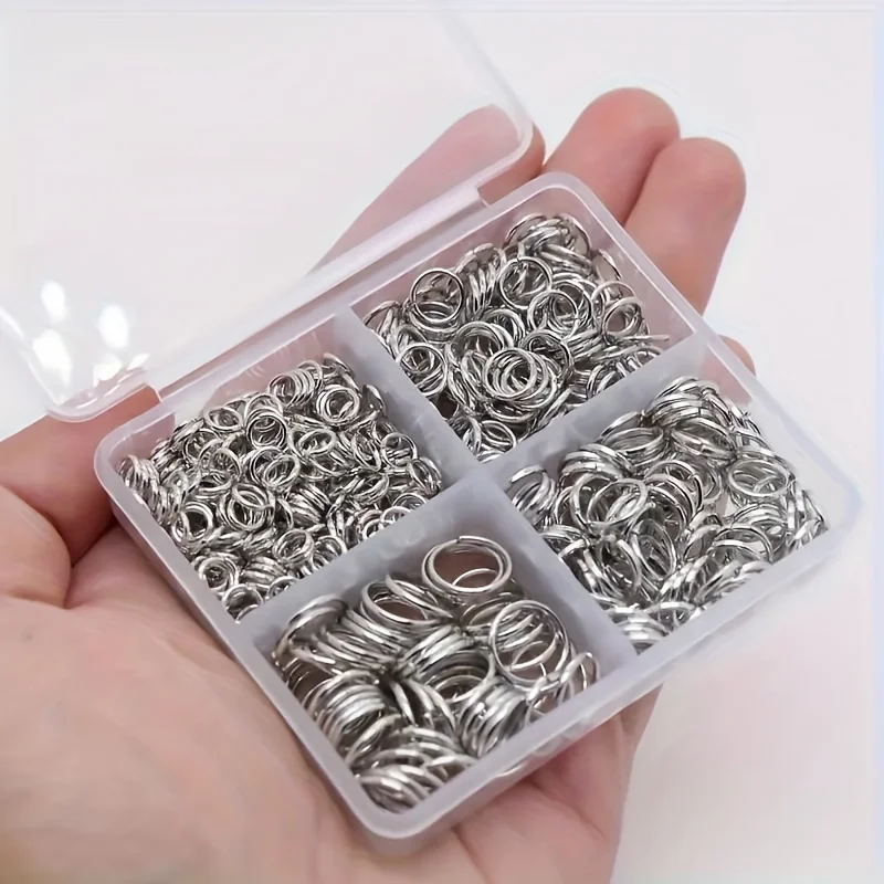 Jump Ring Assorted - ชุดห่วงกลมแบบเปิดคละขนาด 500 ชิ้น ขนาด 5 มม.