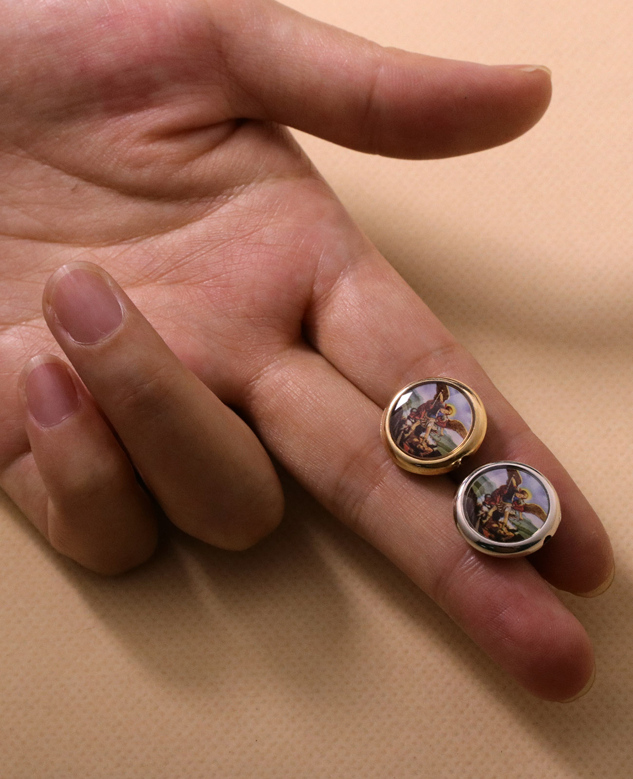 20 ชิ้นรอบ Archangel Saint Mic - Jewelry Making Michaels บทวิจารณ์และราคา