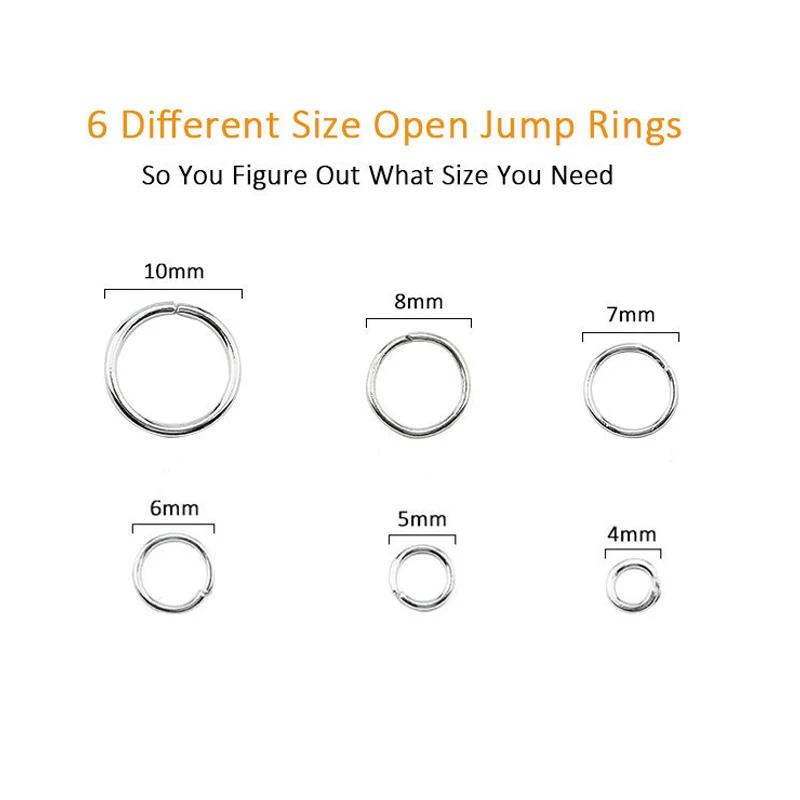 แหวนวงเปิดเคลือบสีขนาด 0.7 มม. - Jump Ring Assorted บทวิจารณ์และราคา