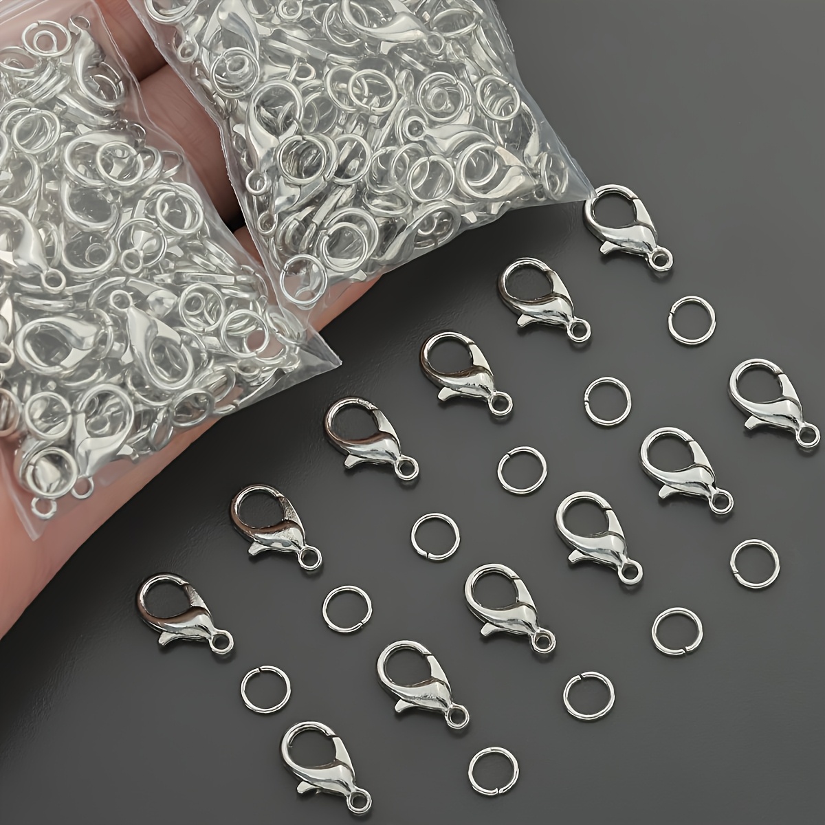 ตัวล็อคแบบก้ามปู 1/2/300 ชิ้น  - Jewelry Making Equipment บทวิจารณ์และราคา