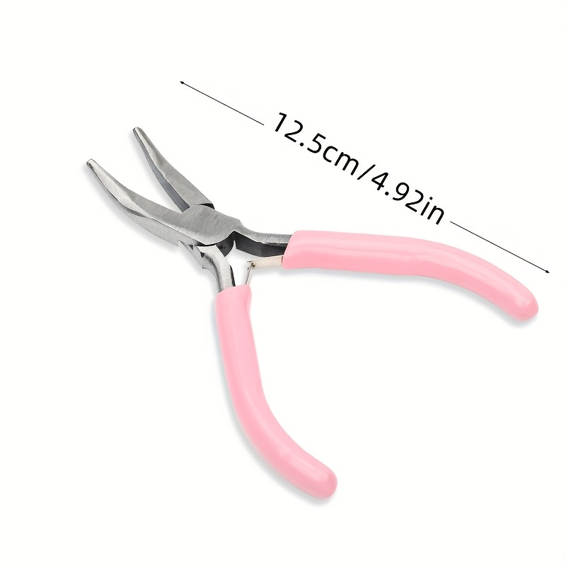 คีมปากโค้ง 2 ชิ้น สีชมพู/ดำ/เห - Jewelry Plier Set บทวิจารณ์และราคา
