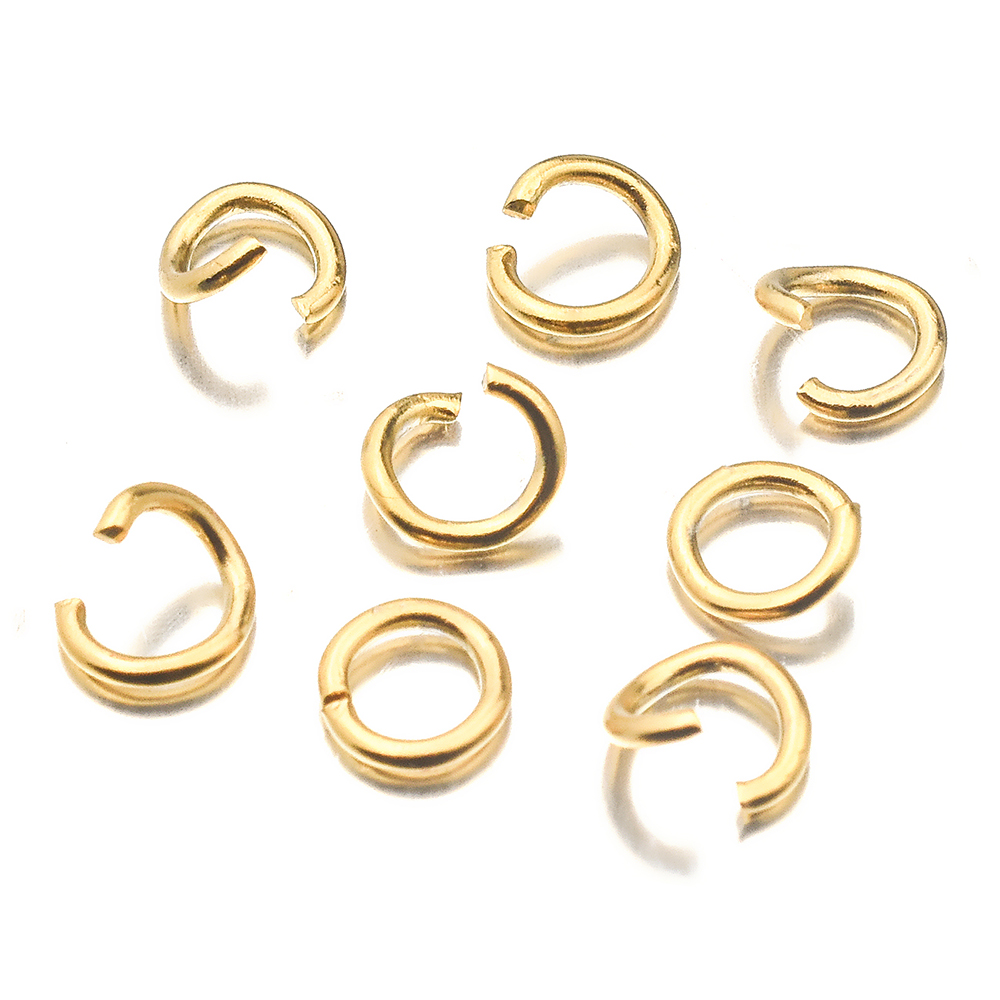 100pcs Lot 4 6 8 10 มม.สแตนเลส - Jump Ring Assorted บทวิจารณ์และราคา