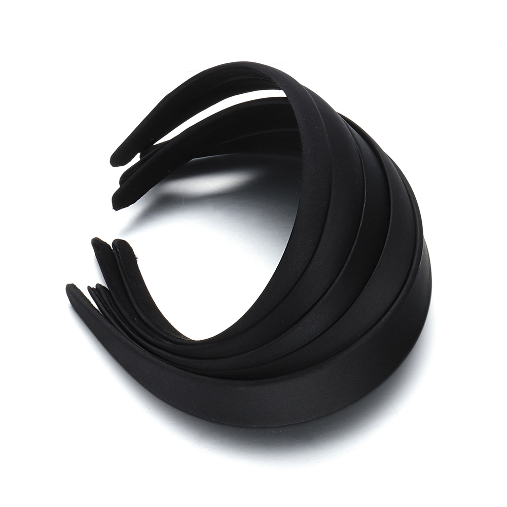 ที่คาดผมพลาสติกหุ้มผ้าสีดำ 1 ช - Jewelry Making Knots บทวิจารณ์และราคา