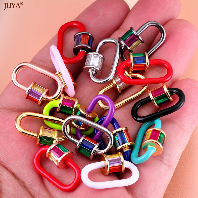 ตัวล็อคแบบเกลียวเคลือบคริสตัลส - Jewelry Making Hardware บทวิจารณ์และราคา