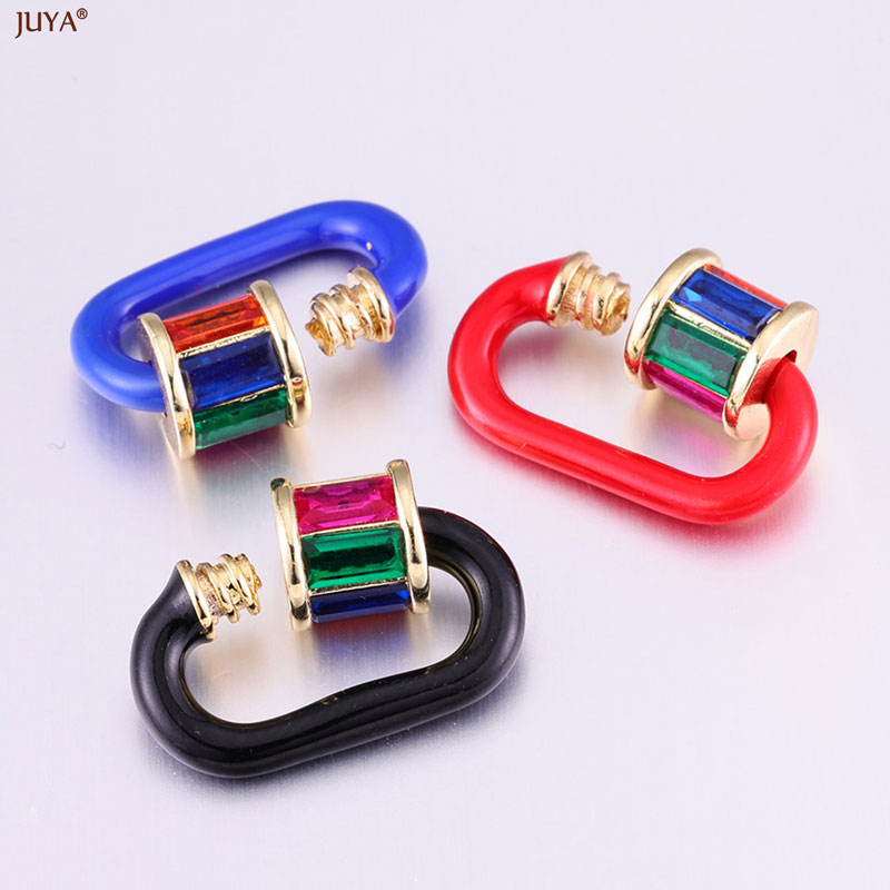 ตัวล็อคแบบเกลียวเคลือบคริสตัลส - Jewelry Making Hardware บทวิจารณ์และราคา