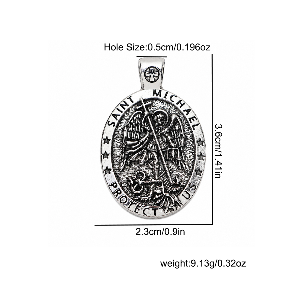 จี้เหรียญนักบุญไมเคิลอัครเทวดา - Jewelry Making Michaels บทวิจารณ์และราคา
