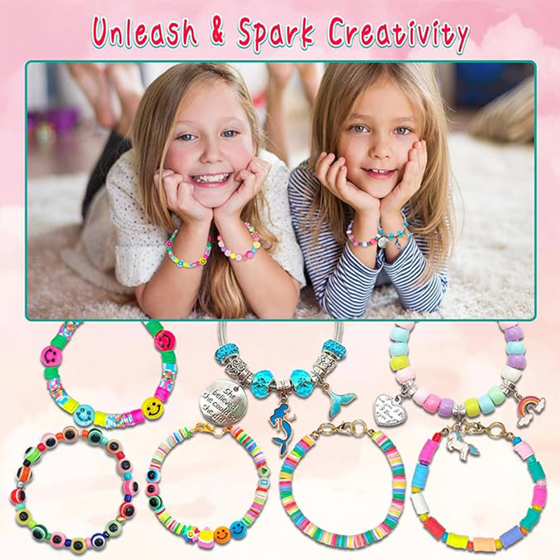 3400 ชิ้นลูกปัด Charms เครื่อง - Jewelry Making For Birthday Party บทวิจารณ์และราคา