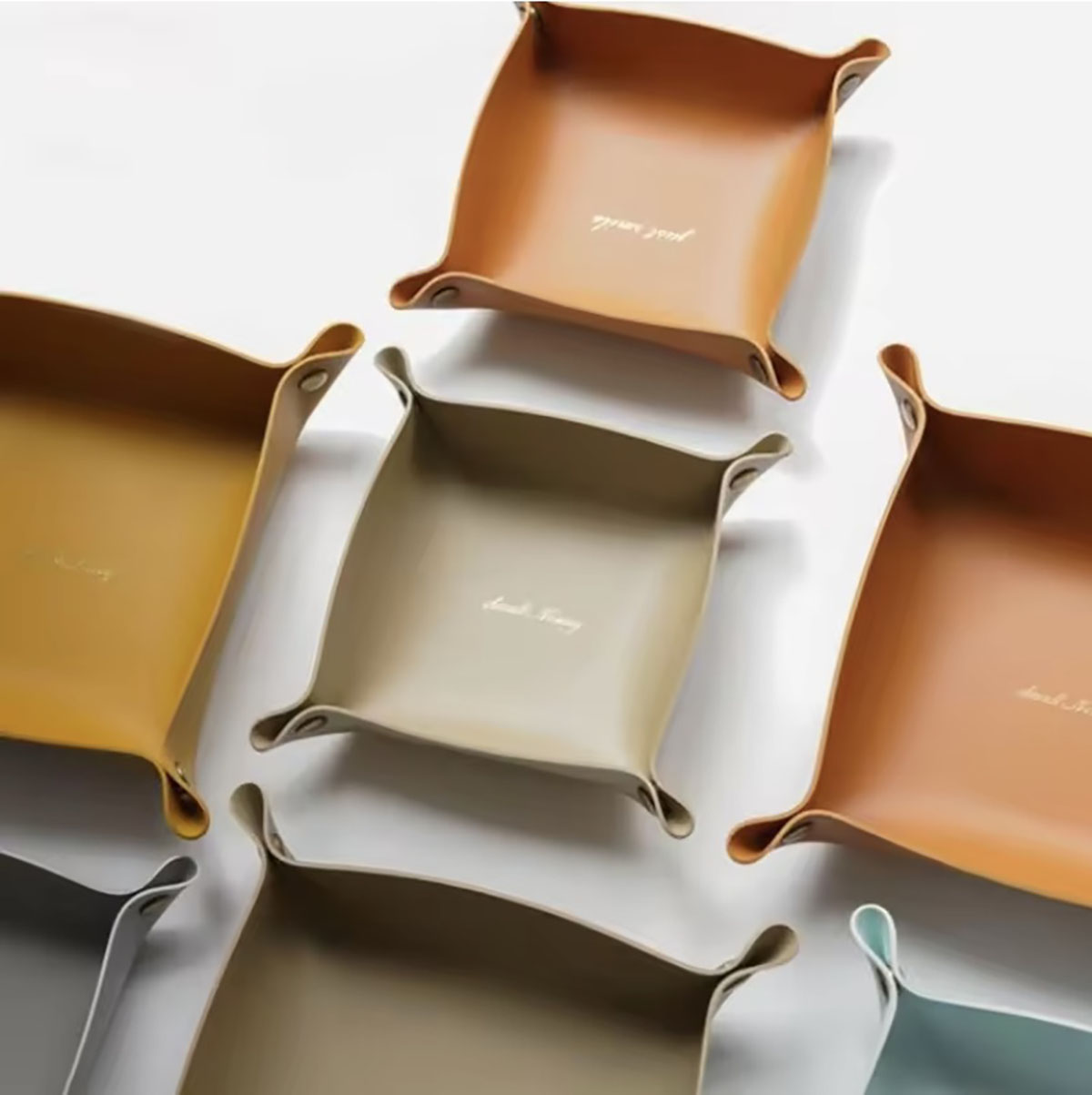สไตล์นอร์ดิกหนังถาด Desktop Or - Jewelry Making Box บทวิจารณ์และราคา