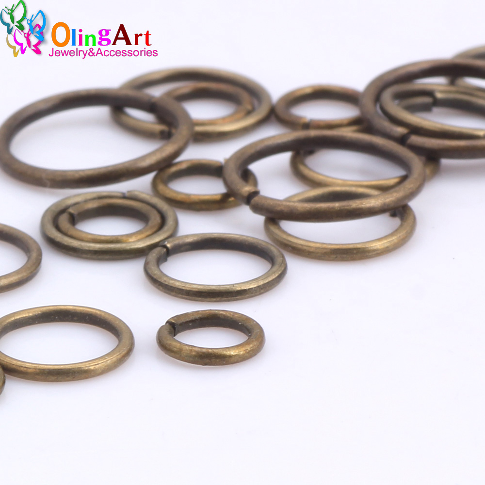วงแหวนทองเหลืองชุบ OlingArt ขน - Jump Ring Assorted บทวิจารณ์และราคา