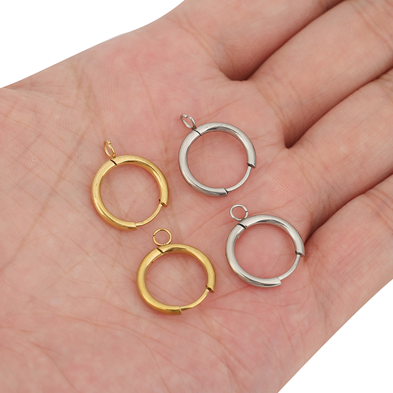 10pcs PVD ไม่เคยจางหายต่างหูตะ - Jewelry Making Articles บทวิจารณ์และราคา