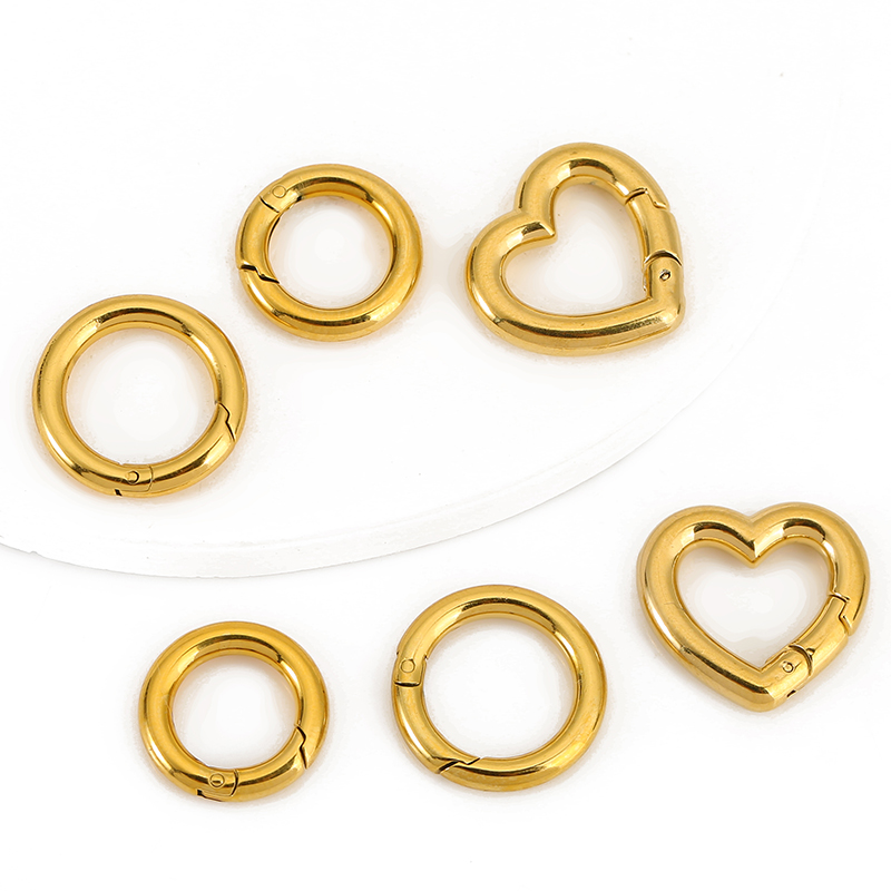 ตัวล็อกสแตนเลส 2 ชิ้น รูปหัวใจ - Jewelry Making Articles บทวิจารณ์และราคา