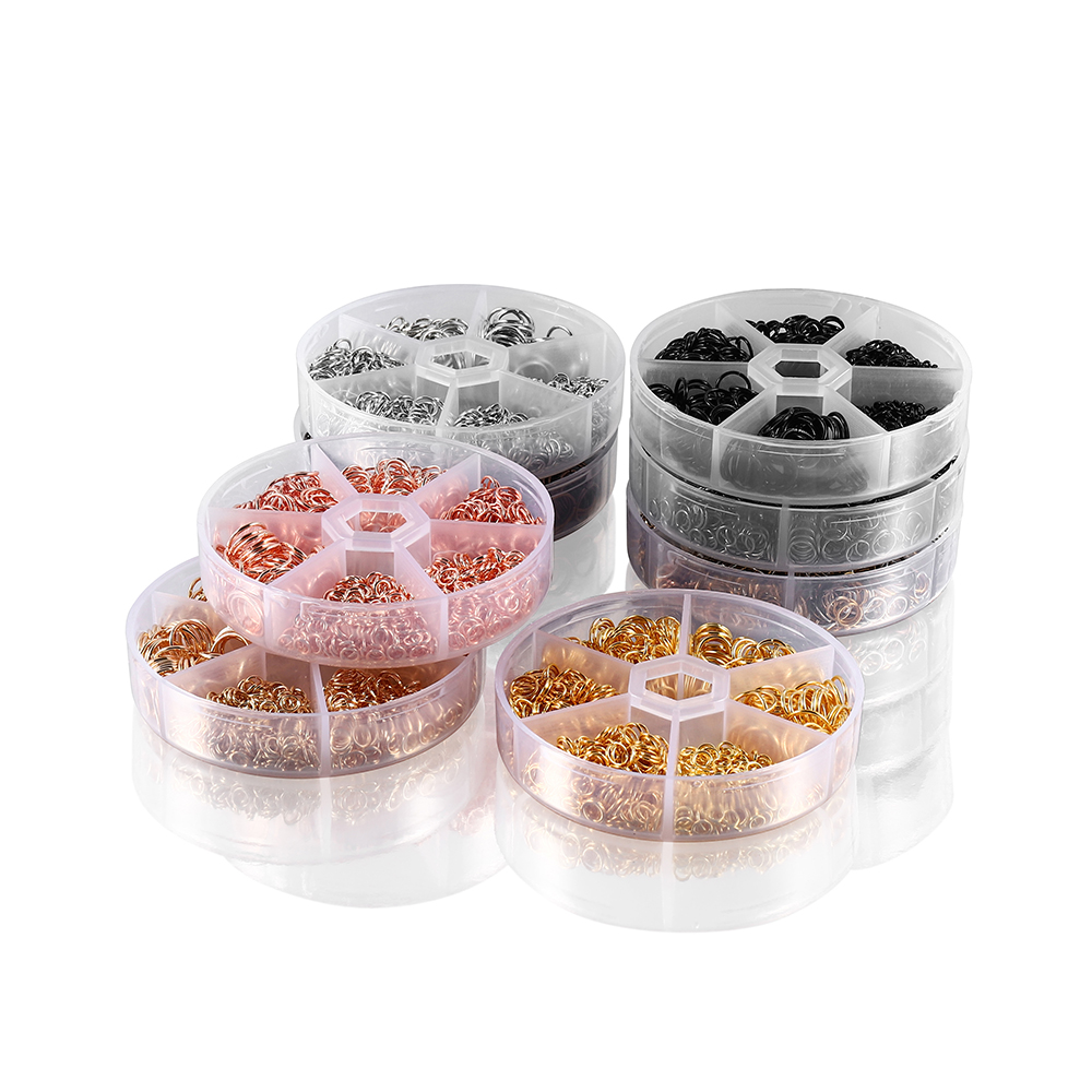 1 กล่องทองโบราณ Bronze ขนาดผสม - Jump Ring Assorted บทวิจารณ์และราคา