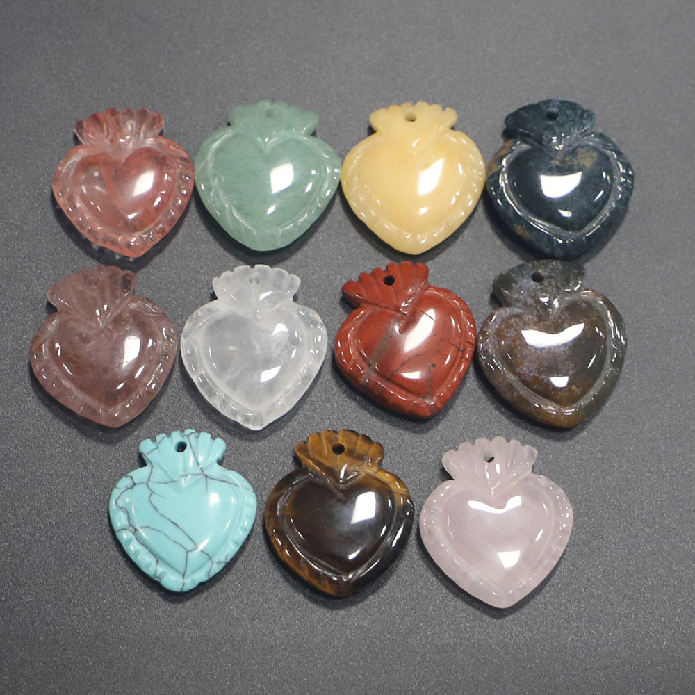 6 ชิ้น ลูกปัดหินแกะสลักรูปหัวใ - Jewelry Making Michaels บทวิจารณ์และราคา