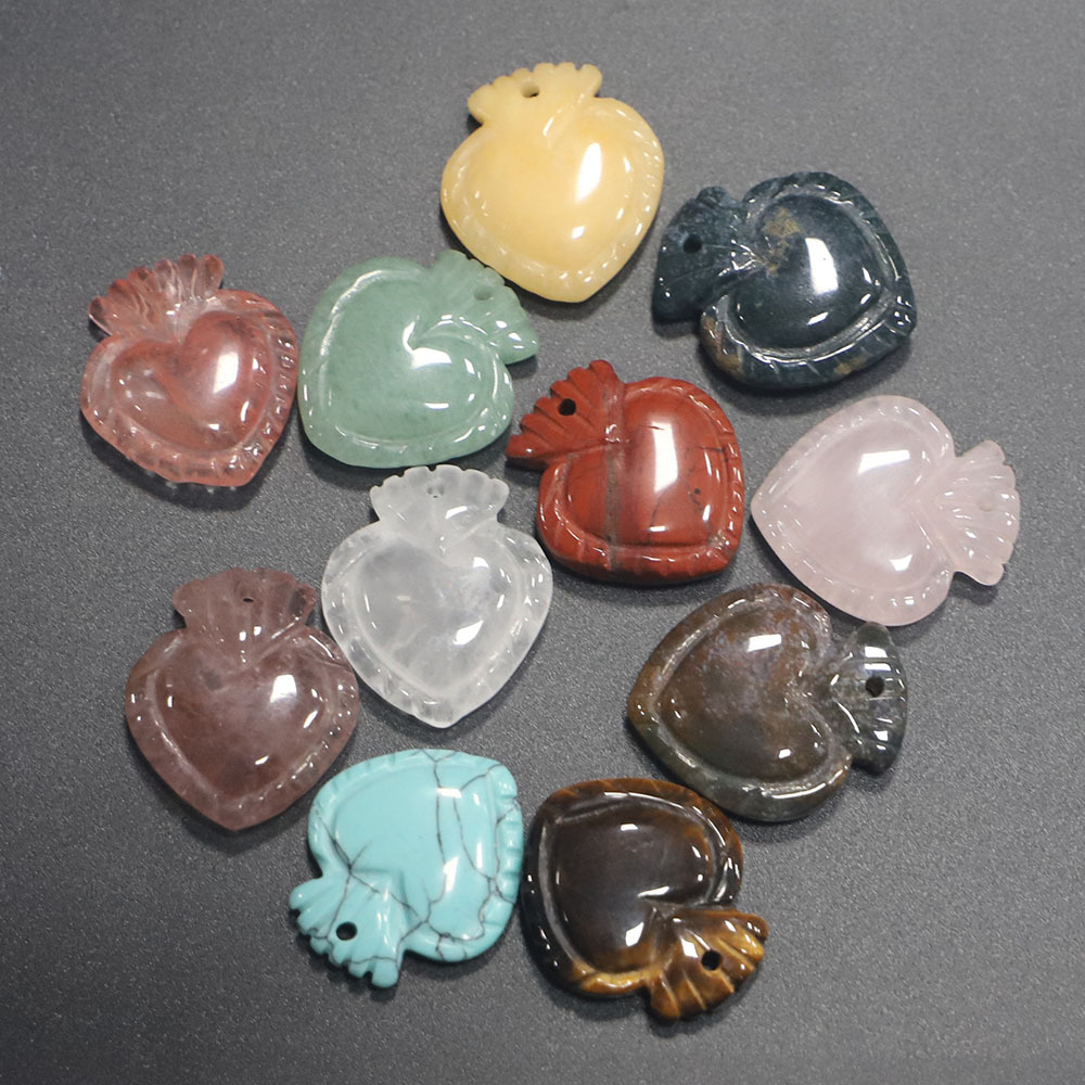 6 ชิ้น ลูกปัดหินแกะสลักรูปหัวใ - Jewelry Making Michaels บทวิจารณ์และราคา