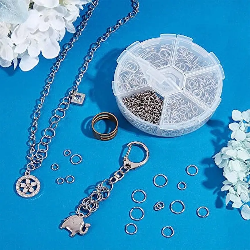 แหวนกระโดดสแตนเลส304 1000ชิ้นแ - Jump Ring Assorted บทวิจารณ์และราคา