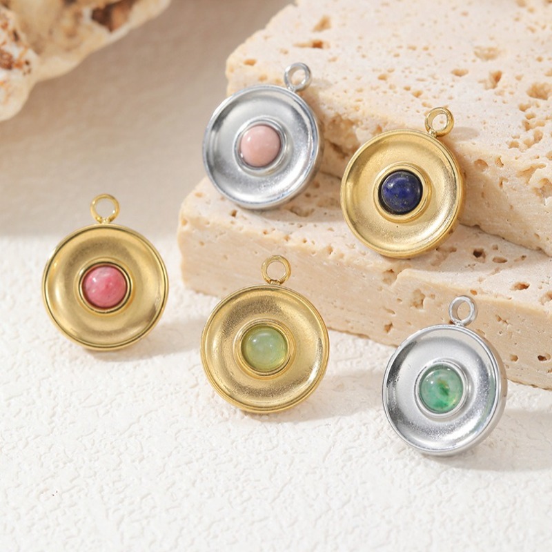 จี้หินขนาดเล็ก 6 ชิ้น แบบดิสก์ - Jewelry Making Michaels บทวิจารณ์และราคา
