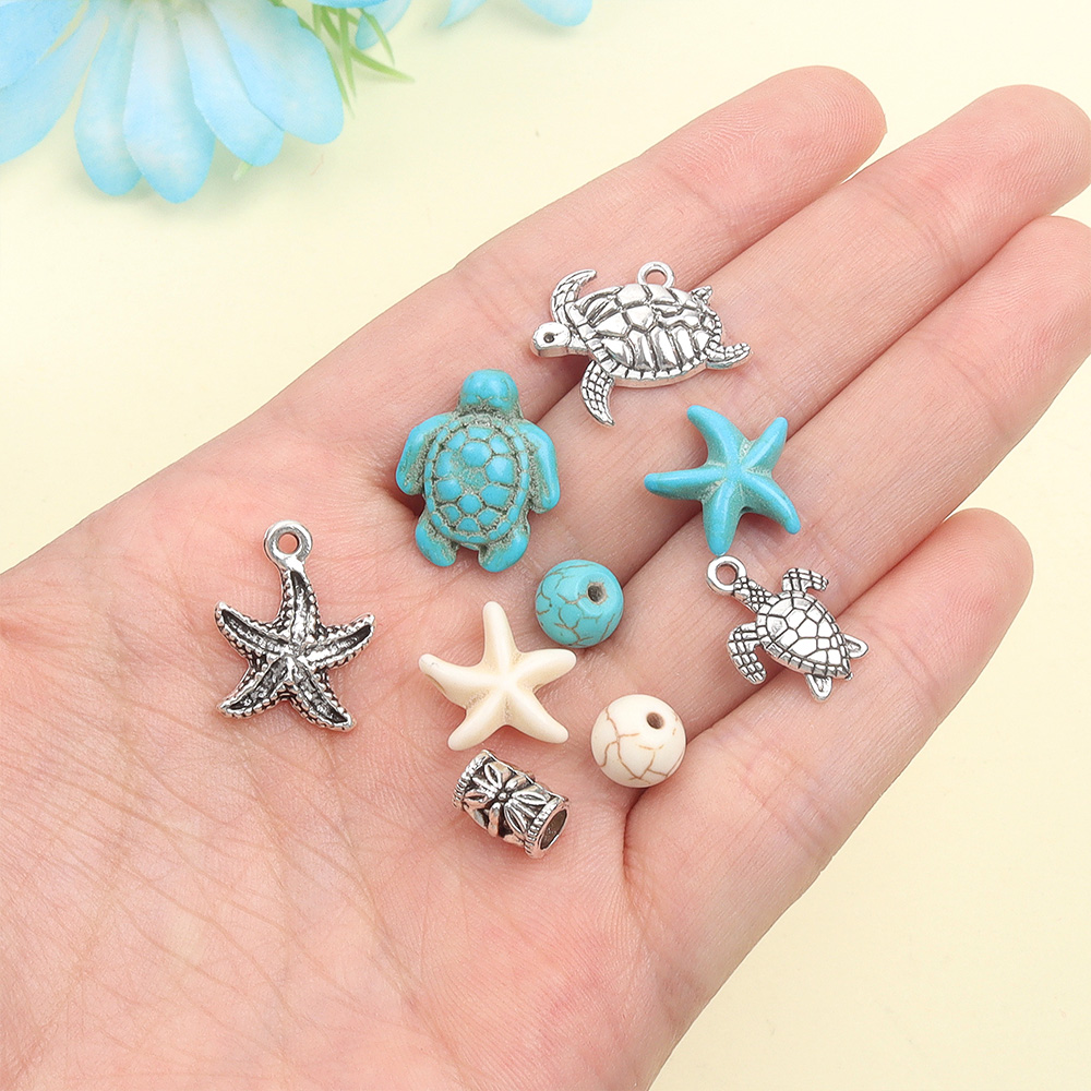 12/311/426/647pcs-สี Turquoise - Jewelry Making For Birthday Party บทวิจารณ์และราคา