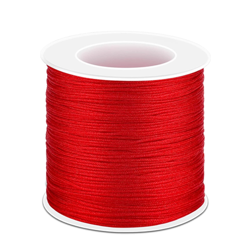 เชือกไนลอนซาตินขนาด 0.8/1.5 มม - Jewelry Making Knots บทวิจารณ์และราคา