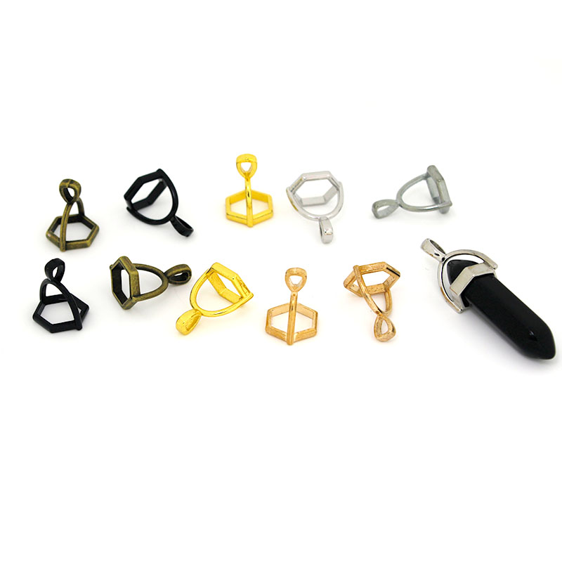 20 ชิ้นอัญมณีหกเหลี่ยมหมวกหินธ - Jewelry Making Hardware บทวิจารณ์และราคา
