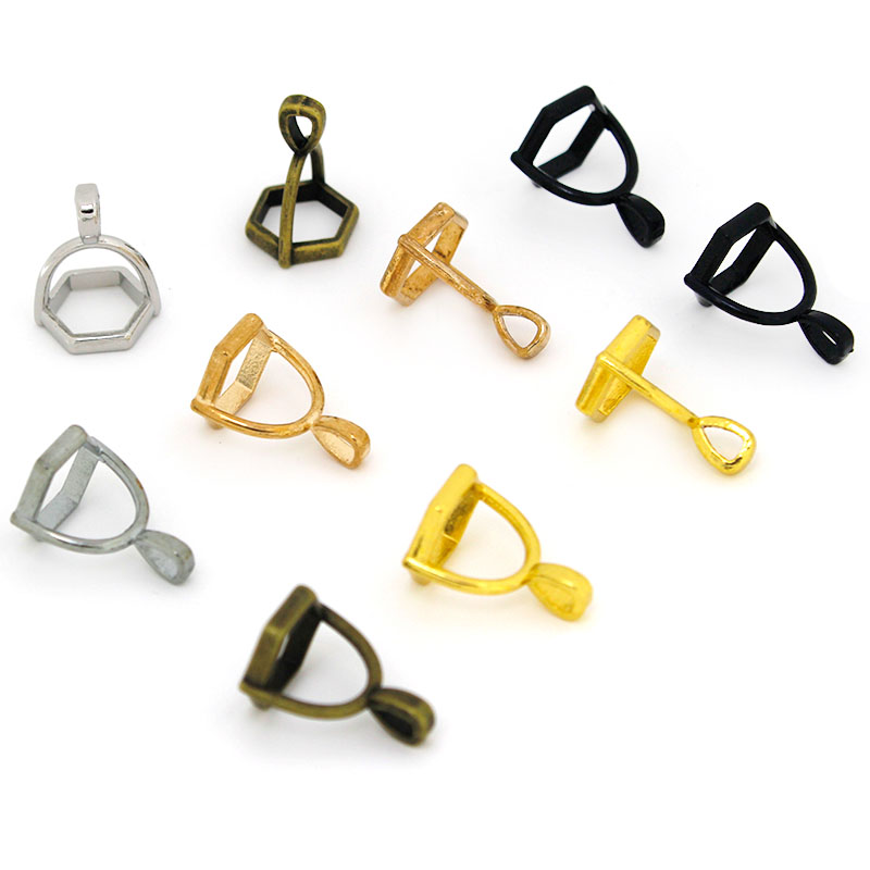 20 ชิ้นอัญมณีหกเหลี่ยมหมวกหินธ - Jewelry Making Hardware บทวิจารณ์และราคา