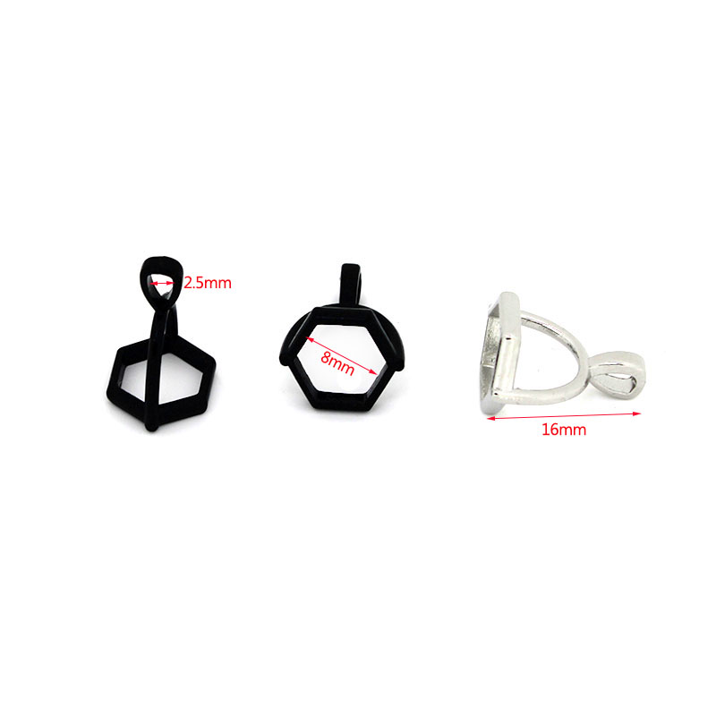 20 ชิ้นอัญมณีหกเหลี่ยมหมวกหินธ - Jewelry Making Hardware บทวิจารณ์และราคา
