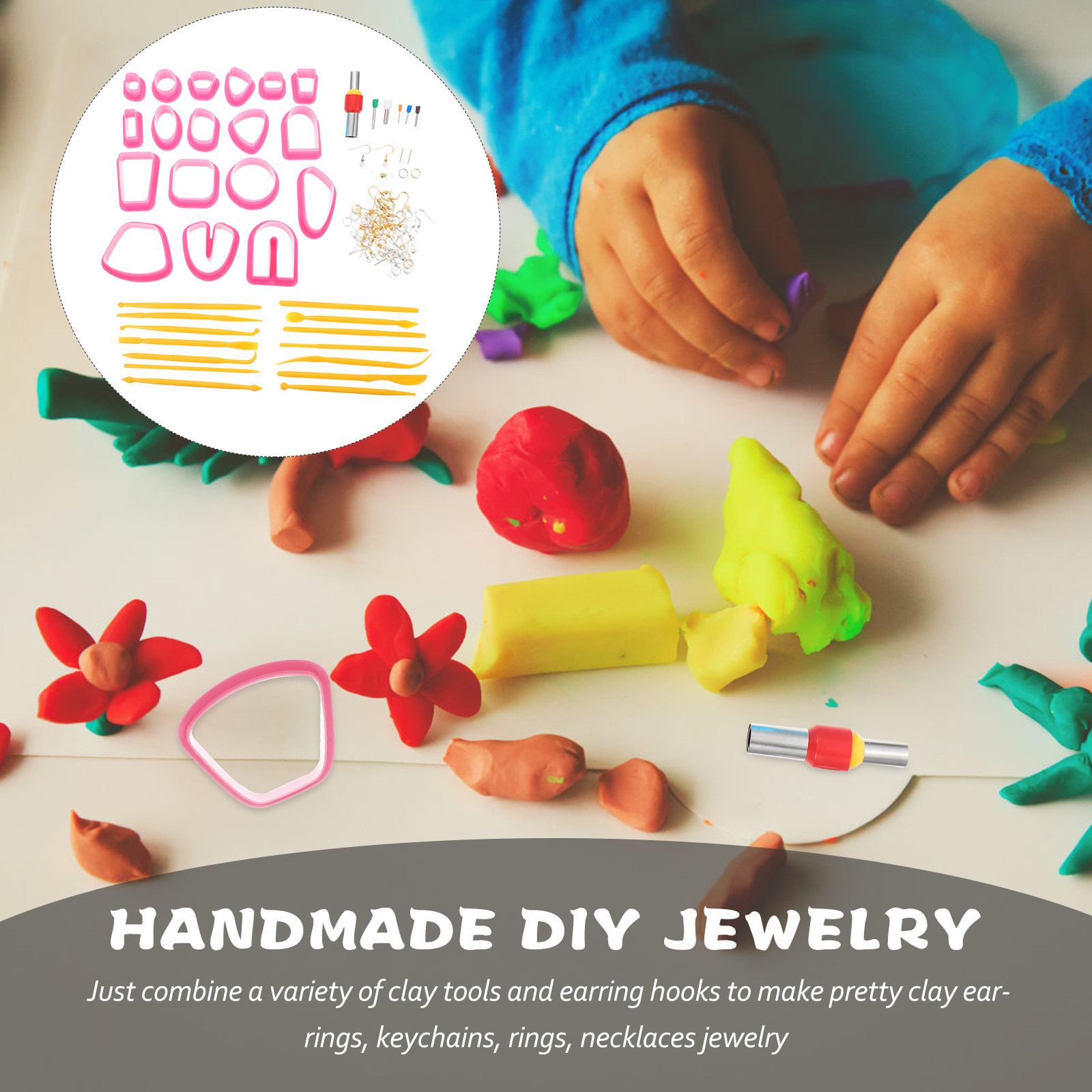 ชุดอุปกรณ์ทำต่างหูพลาสติก 1 ชุ - Jewelry Making Tool Kit บทวิจารณ์และราคา