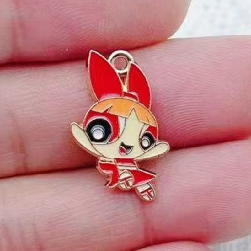 จี้รูปการ์ตูนสาวน้อยเคลือบน้ำม - Jewelry Making For Birthday Party บทวิจารณ์และราคา