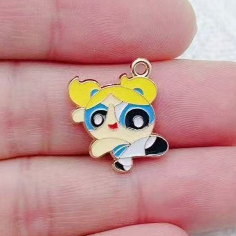 จี้รูปการ์ตูนสาวน้อยเคลือบน้ำม - Jewelry Making For Birthday Party บทวิจารณ์และราคา