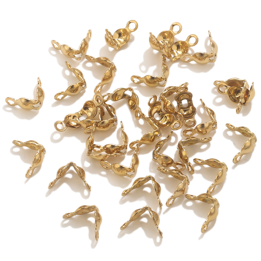50pcs PVD Gold Plated สแตนเลส  - Jewelry Making Parts บทวิจารณ์และราคา