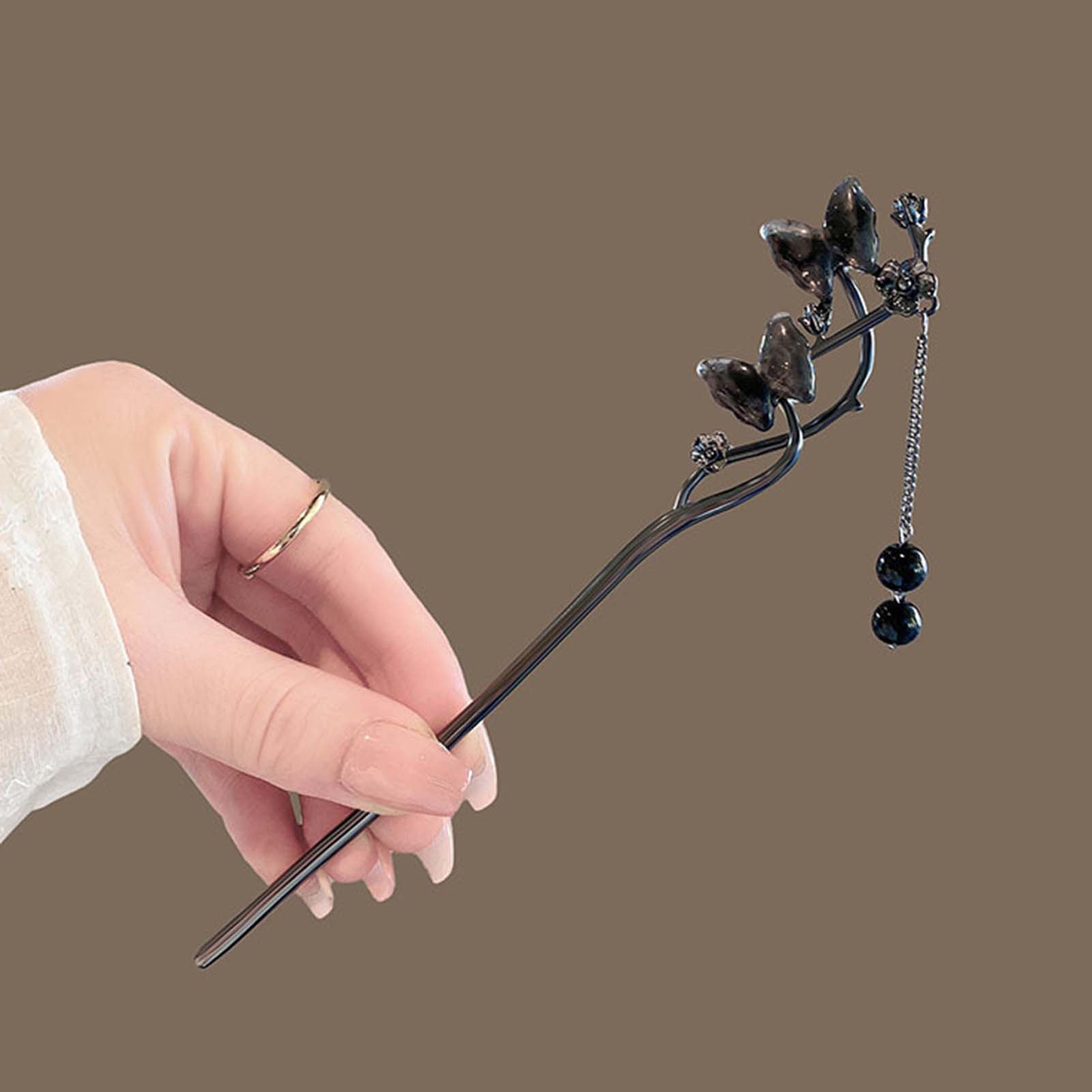 กิ๊บติดผมแบบคลาสสิก ลายดอกไม้ส - Jewelry Making Parts บทวิจารณ์และราคา