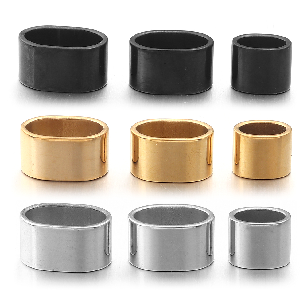 ลูกปัดสไลด์สแตนเลสแบบแบน 6 ชิ้ - Jewelry Making Equipment บทวิจารณ์และราคา