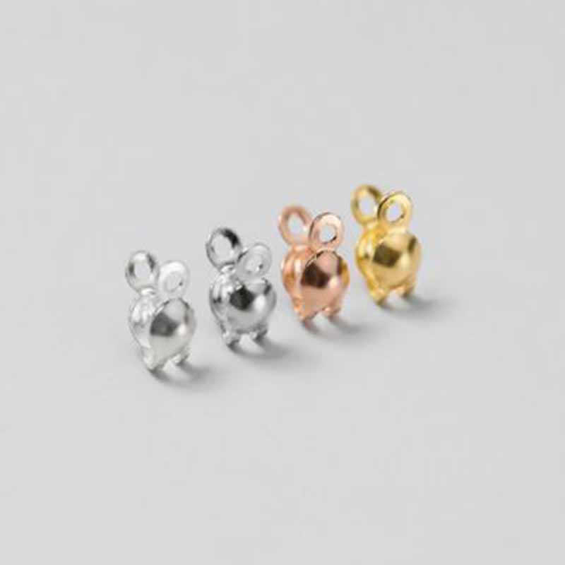 ตัวล็อคปลายลูกปัดเงินแท้ 925 จ - Jewelry Making Hardware บทวิจารณ์และราคา