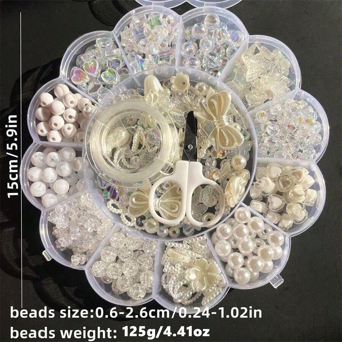 2 ชุด/1 ชุด ลูกปัดอะคริลิค 13  - Jewelry Making Box บทวิจารณ์และราคา