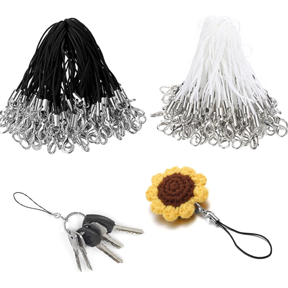 50/100Pcs สีดําสีขาว Charm สาย - Jewelry Making Equipment บทวิจารณ์และราคา