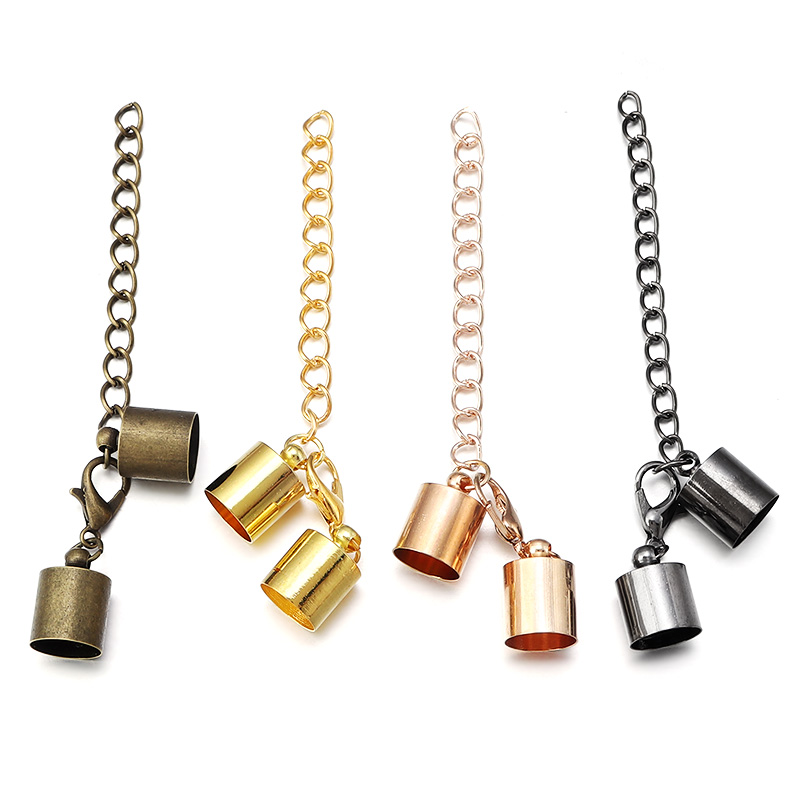 ฝาครอบสายหนัง 10 ชุดพร้อมตัวล็ - Jewelry Making Hardware บทวิจารณ์และราคา