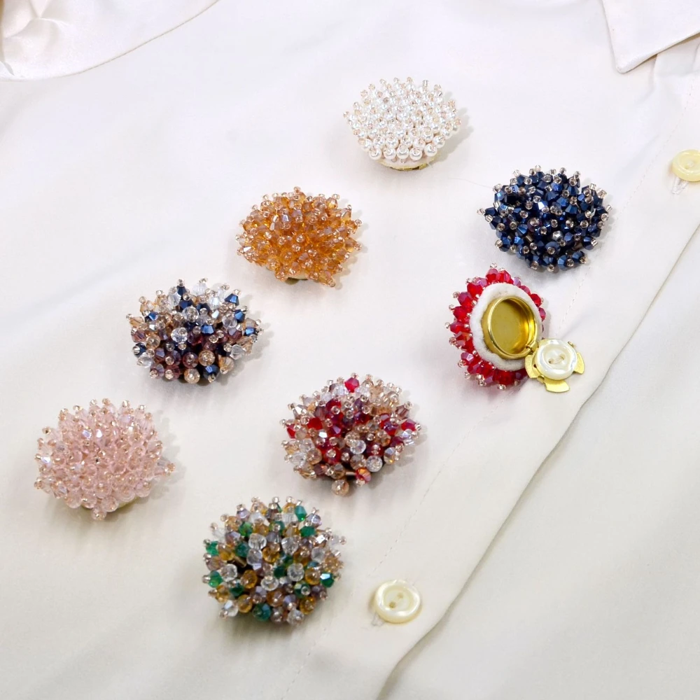 ตัวครอบกระดุมแบบหรูหรา 2 ชิ้น  - Jewelry Making Parts บทวิจารณ์และราคา