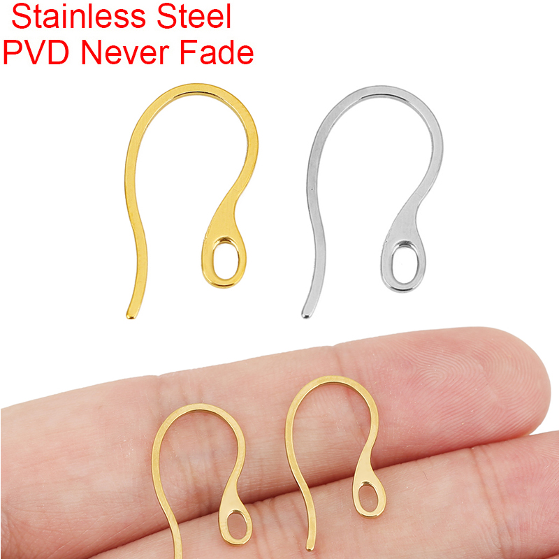 ตะขอเกี่ยวต่างหูสแตนเลสแบบไม่ก - Jewelry Making Hardware บทวิจารณ์และราคา