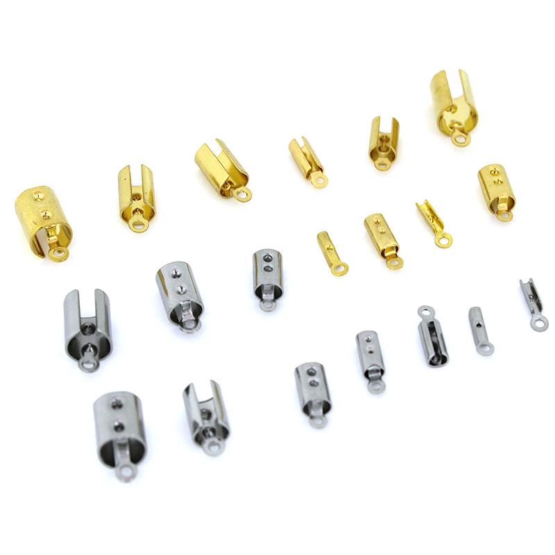 30-50pcs สแตนเลสสตีล CRIMP End - Jewelry Making Hardware บทวิจารณ์และราคา
