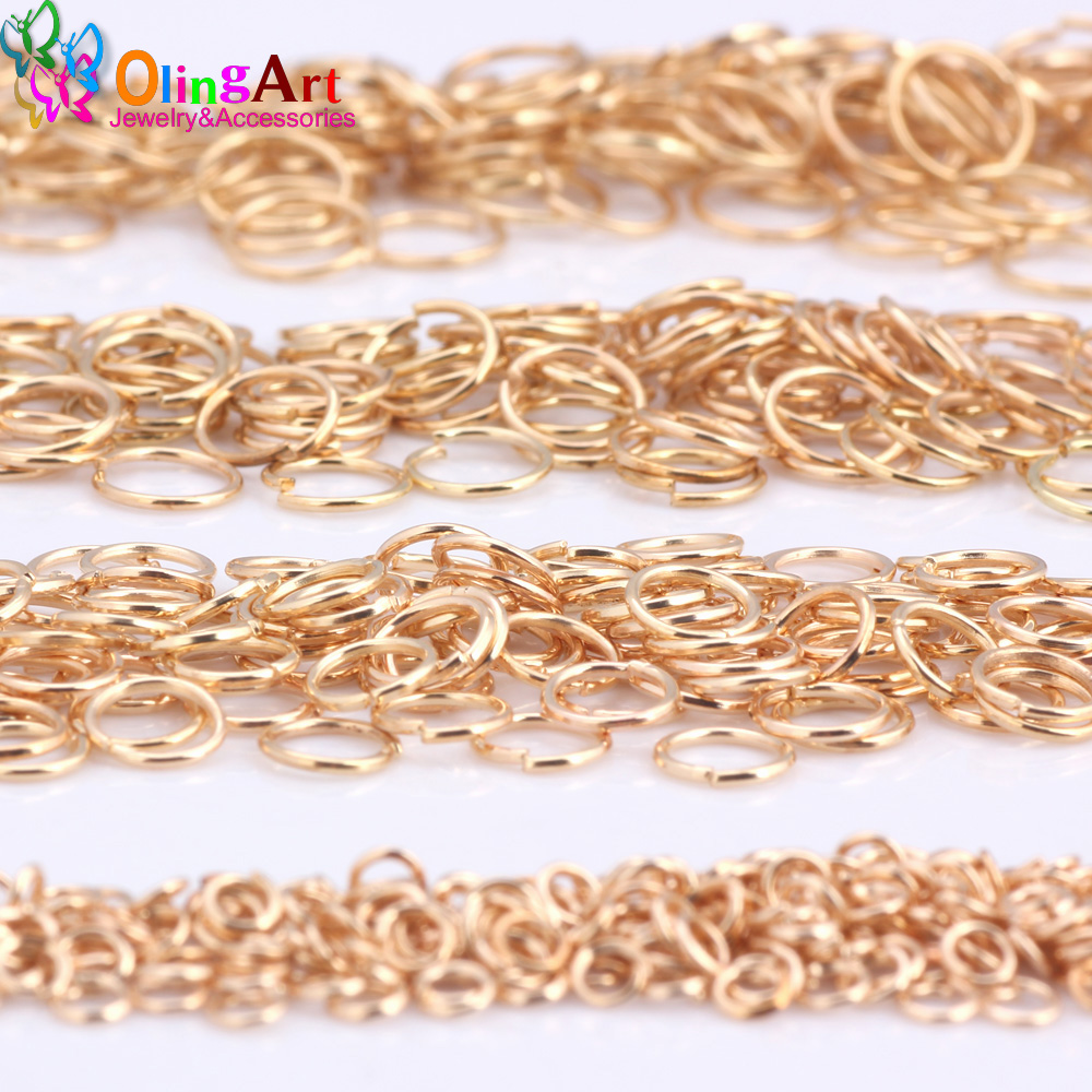 โอหลิงอาร์ต ห่วงเชื่อมชุบทอง K - Jump Ring Assorted บทวิจารณ์และราคา