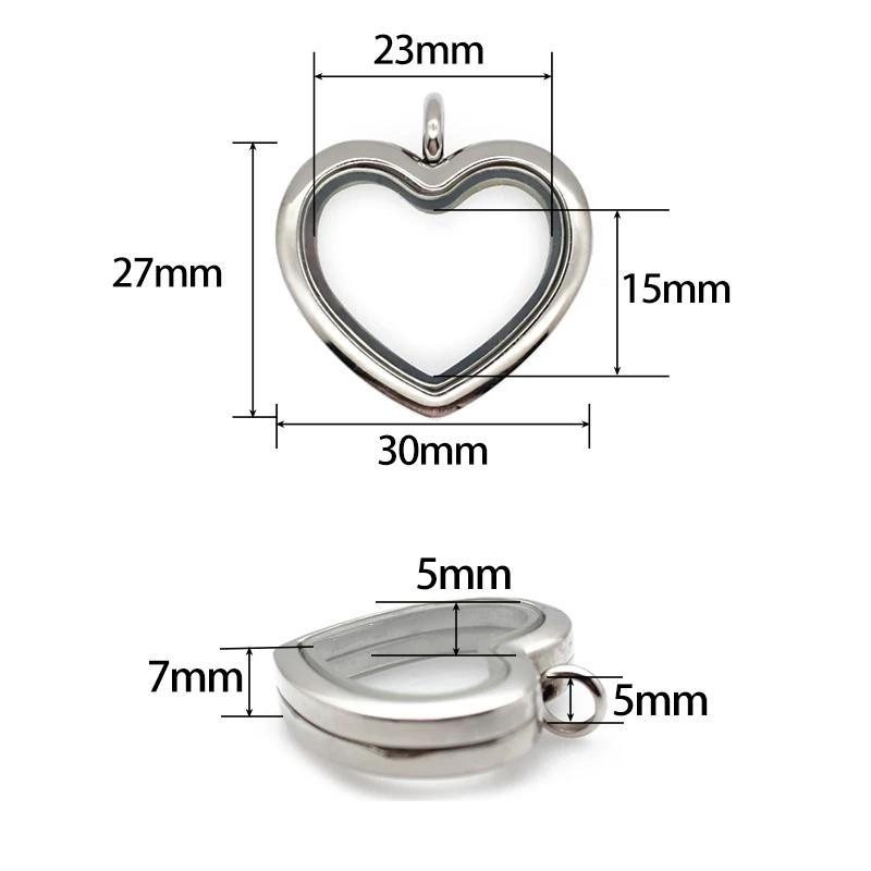 จี้ล็อกเก็ตรูปหัวใจขนาด 24 มม. - Jewelry Making For Birthday Party บทวิจารณ์และราคา