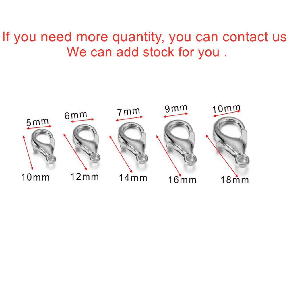 ตัวล็อคแบบก้ามปู 10 ชิ้น หลายข - Jewelry Making Articles บทวิจารณ์และราคา