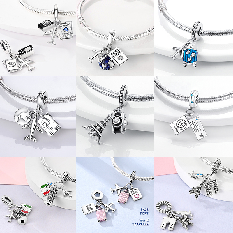 Travel Charm 925 เงินเครื่องบิ - Jewelry Making Paris บทวิจารณ์และราคา
