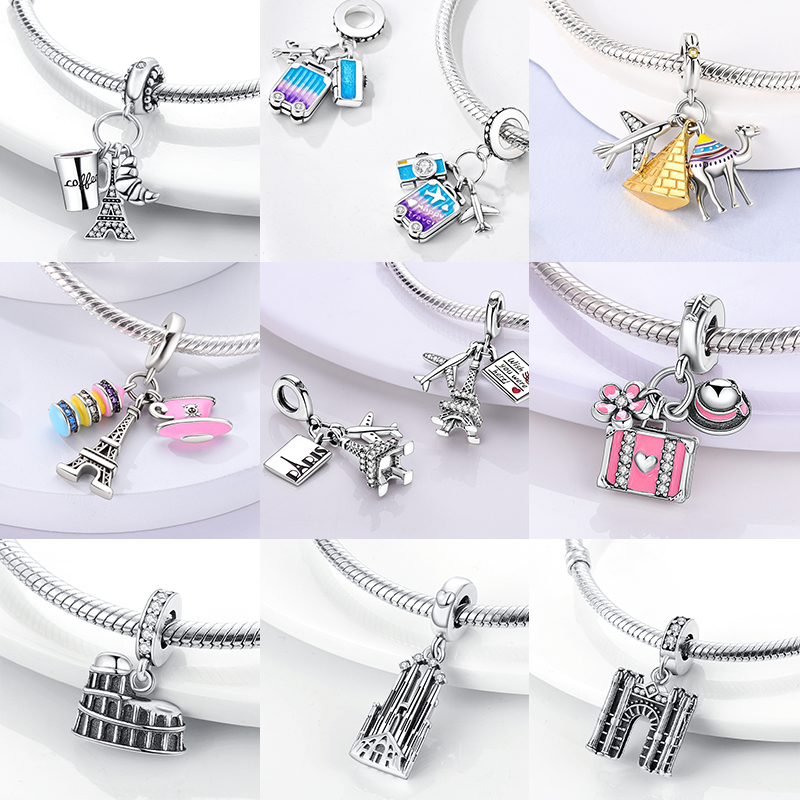Travel Charm 925 เงินเครื่องบิ - Jewelry Making Paris บทวิจารณ์และราคา