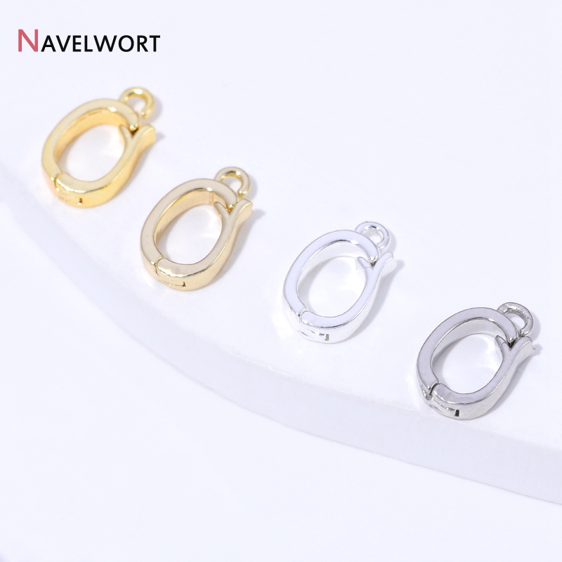 ตัวล็อกจี้แบบมีบานพับ ทำจากทอง - Jewelry Making Hardware บทวิจารณ์และราคา
