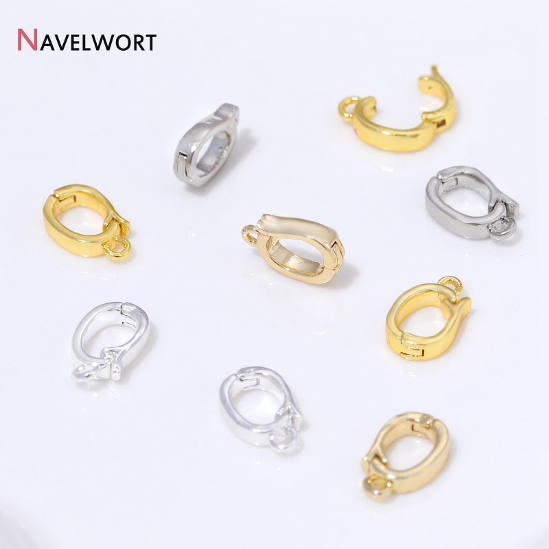 ตัวล็อกจี้แบบมีบานพับ ทำจากทอง - Jewelry Making Hardware บทวิจารณ์และราคา